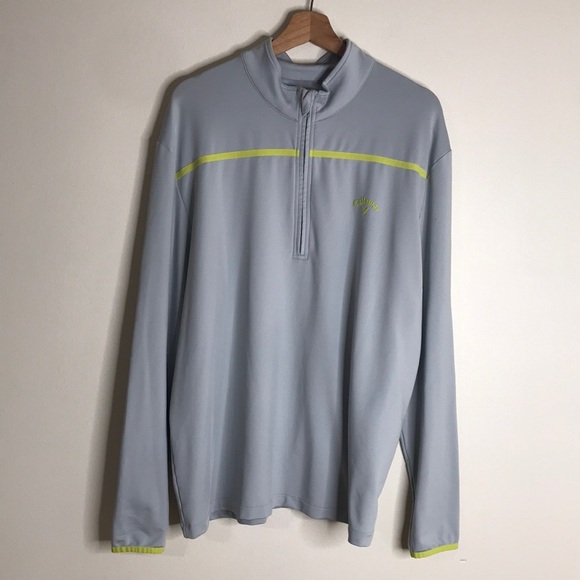 Callaway Quarterzip Pullover Men's Gray Weather Series size XL - Picture 2 of 10